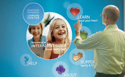 Donor Recognition Wall interface