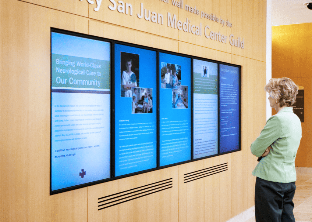 Norvision_Mercy-San-Juan-Hospital_donor-recognition-wall