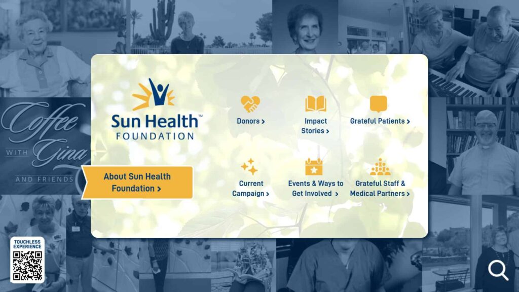 Sun-Health-Foundation-Donor-Recognition-Software-Norvision-Main-Menu-Screen