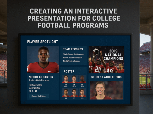 Best Practices for Creating an Interactive Presentation for College Football Programs