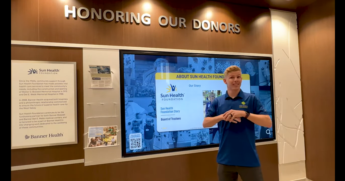 Donor Recognition Wall sunhealth