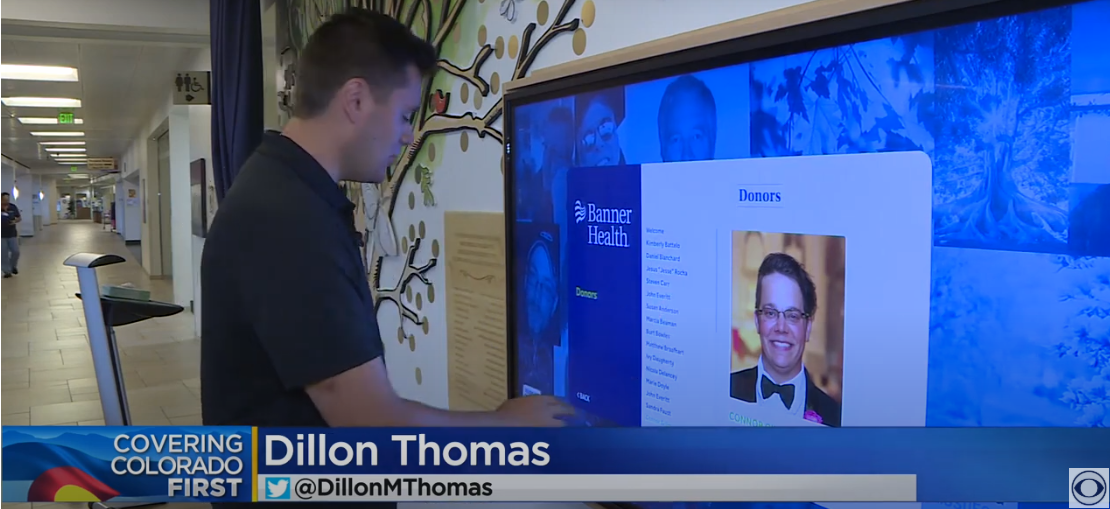 Donor Recognition Wall banner health