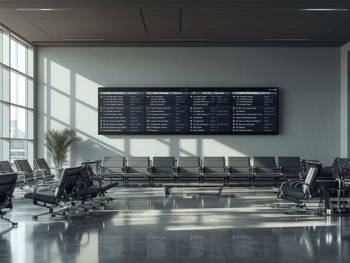 Airport Waiting Area